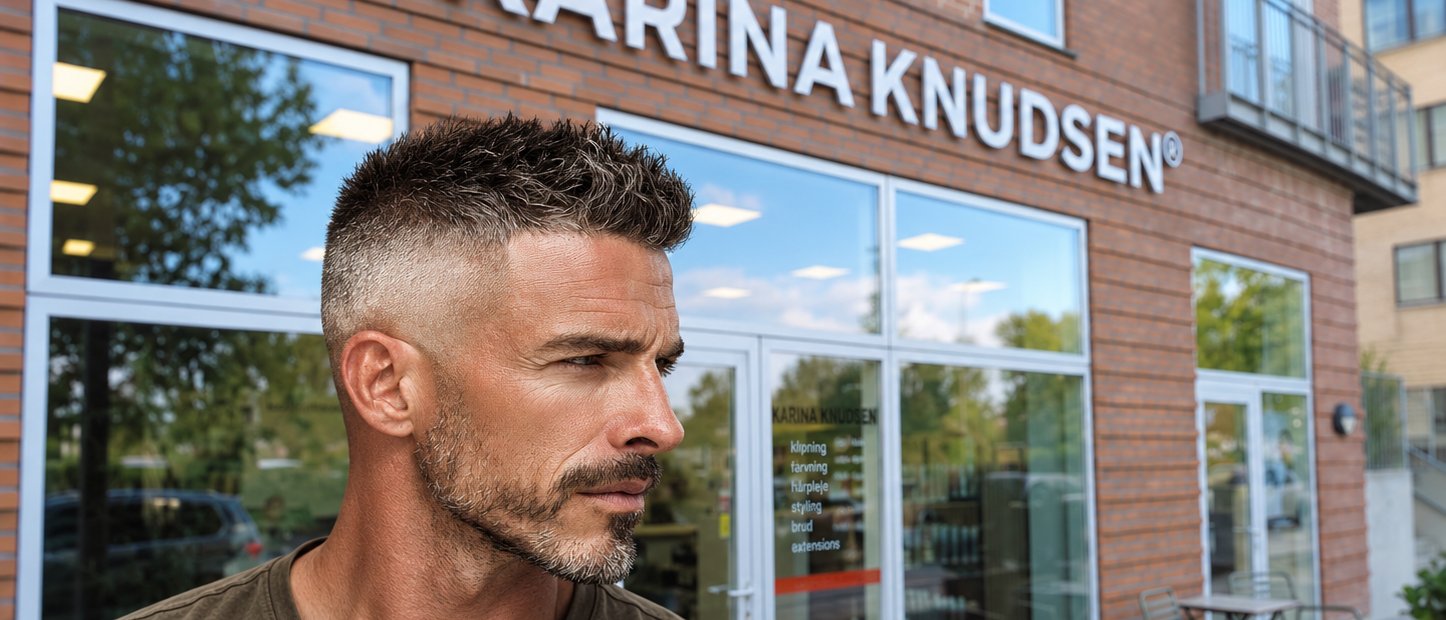 Herreklip & skin fade hos KARINA KNUDSEN® på Amager