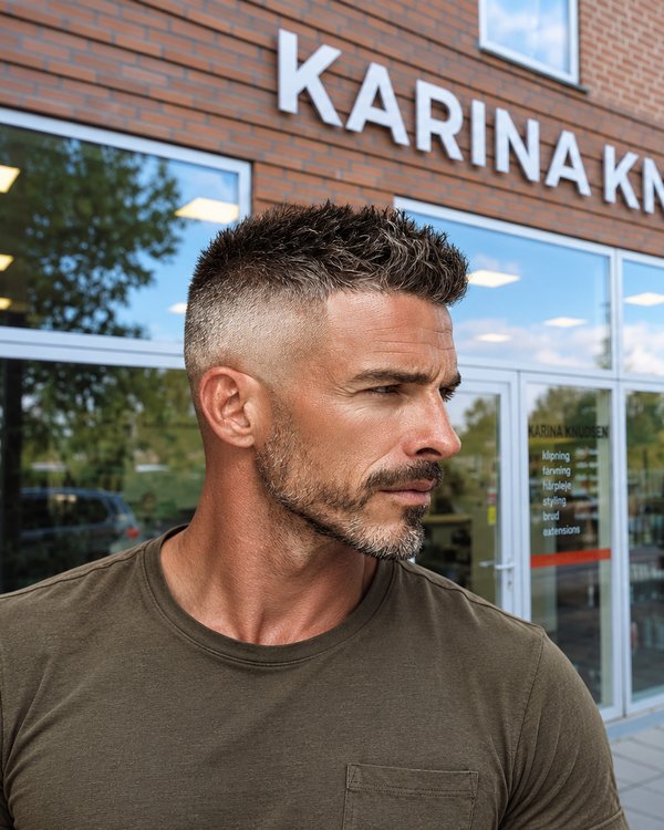 Herreklip & skin fade på Amager